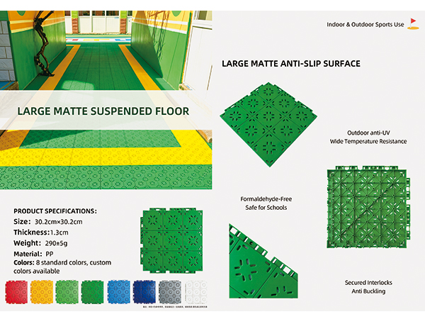 Large Matte Suspended Floor